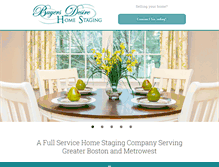 Tablet Screenshot of buyersdesirehomestaging.com